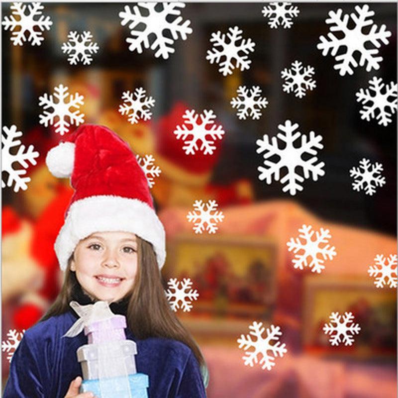 Christmas Window Clings Snowflakes Window Decals Static Window Stickers for Christmas Decorations Window Décor Ornaments Xmas Party Supplies Thanksgiving Party Décor