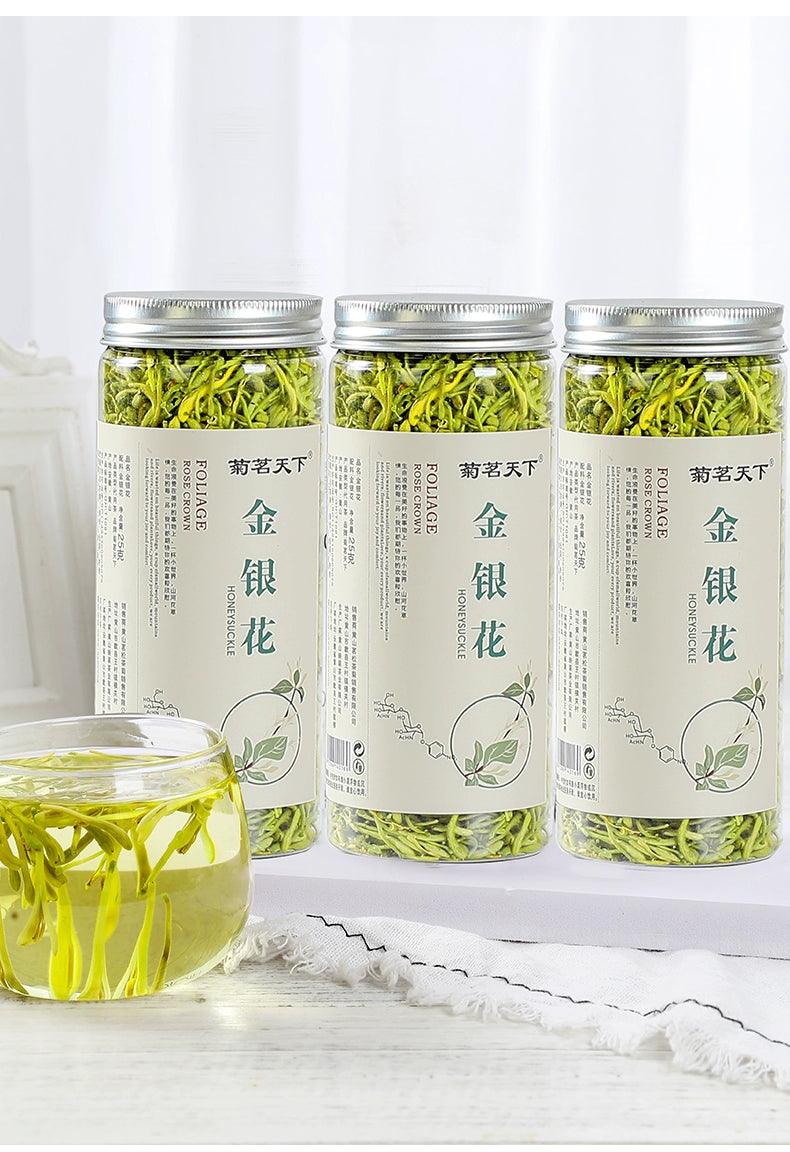 正宗金花与菊花茶混合 - 自然排毒与清凉草本饮品