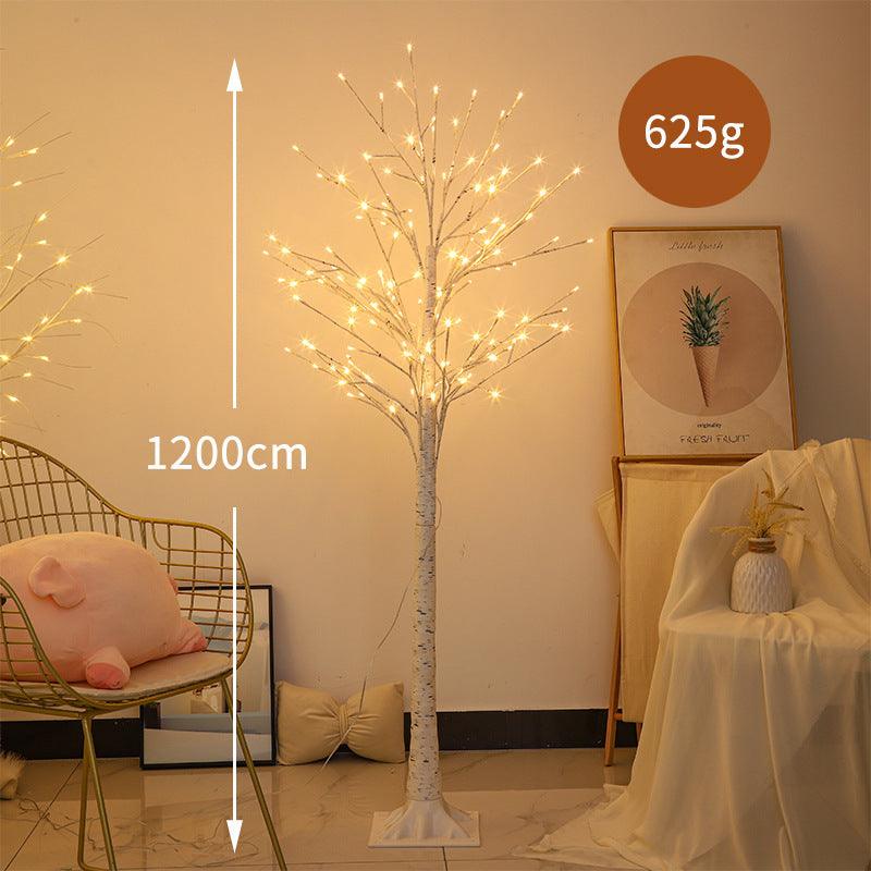 Christmas Decorations Indoor, 5.9 FT Birch Tree with LED Lights, Fairy Light Spirit Tree for Christmas Decor, Warm White Lighted Birch Tree for Home Decor Indoor, Battery Powered, Timer