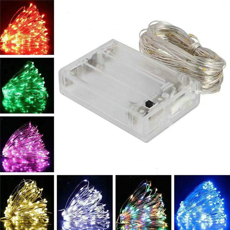 LED迷你串灯闪烁灯铜线萤火虫星空灯用于梅森罐婚礼派对圣诞中心装饰桌面装饰