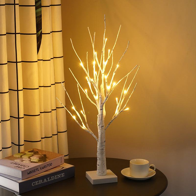 Christmas Decorations Indoor, Birch Tree with LED Lights, Fairy Light Spirit Tree for Christmas Decor, Warm White Lighted Birch Tree for Home Decor Indoor, Battery Powered, Timer