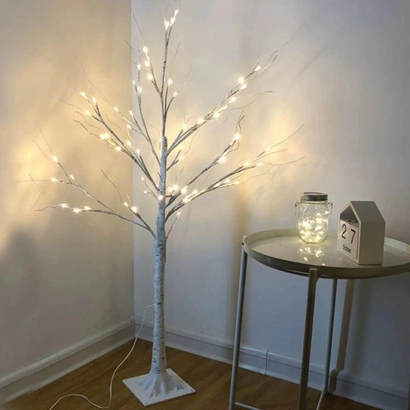 Christmas Decorations Indoor, 5.9 FT Birch Tree with LED Lights, Fairy Light Spirit Tree for Christmas Decor, Warm White Lighted Birch Tree for Home Decor Indoor, Battery Powered, Timer