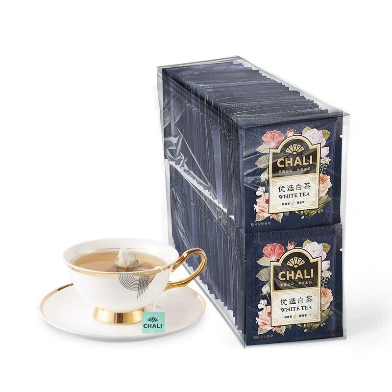 高级茶包系列 - 桃子乌龙茶、玫瑰桂花水果茶、冷泡黑茶与绿茶混合饮品