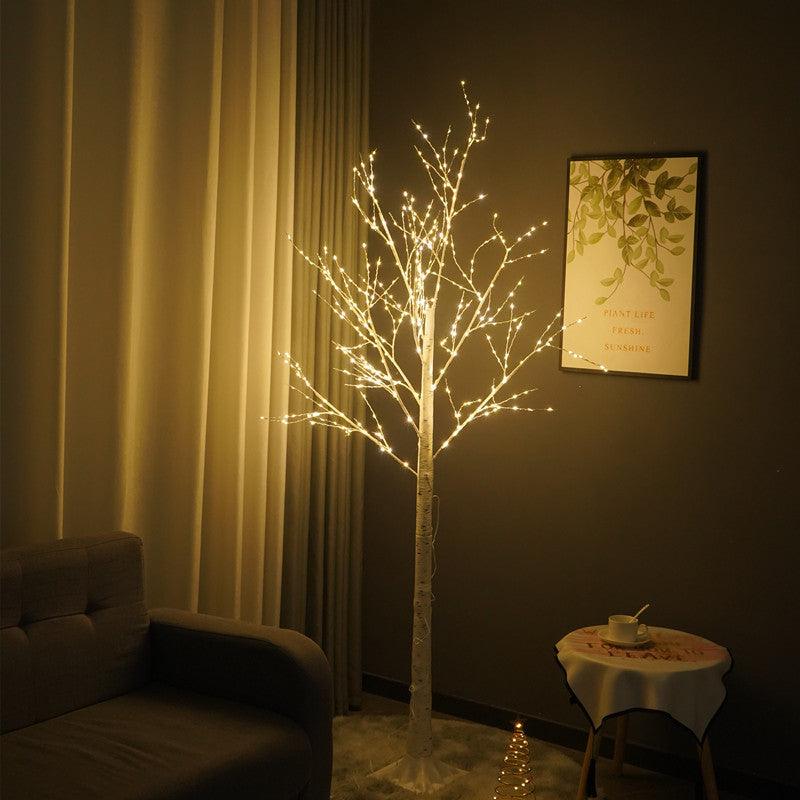 Christmas Decorations Indoor, Birch Tree with LED Lights, Fairy Light Spirit Tree for Christmas Decor, Warm White Lighted Birch Tree for Home Decor Indoor, Battery Powered, Timer