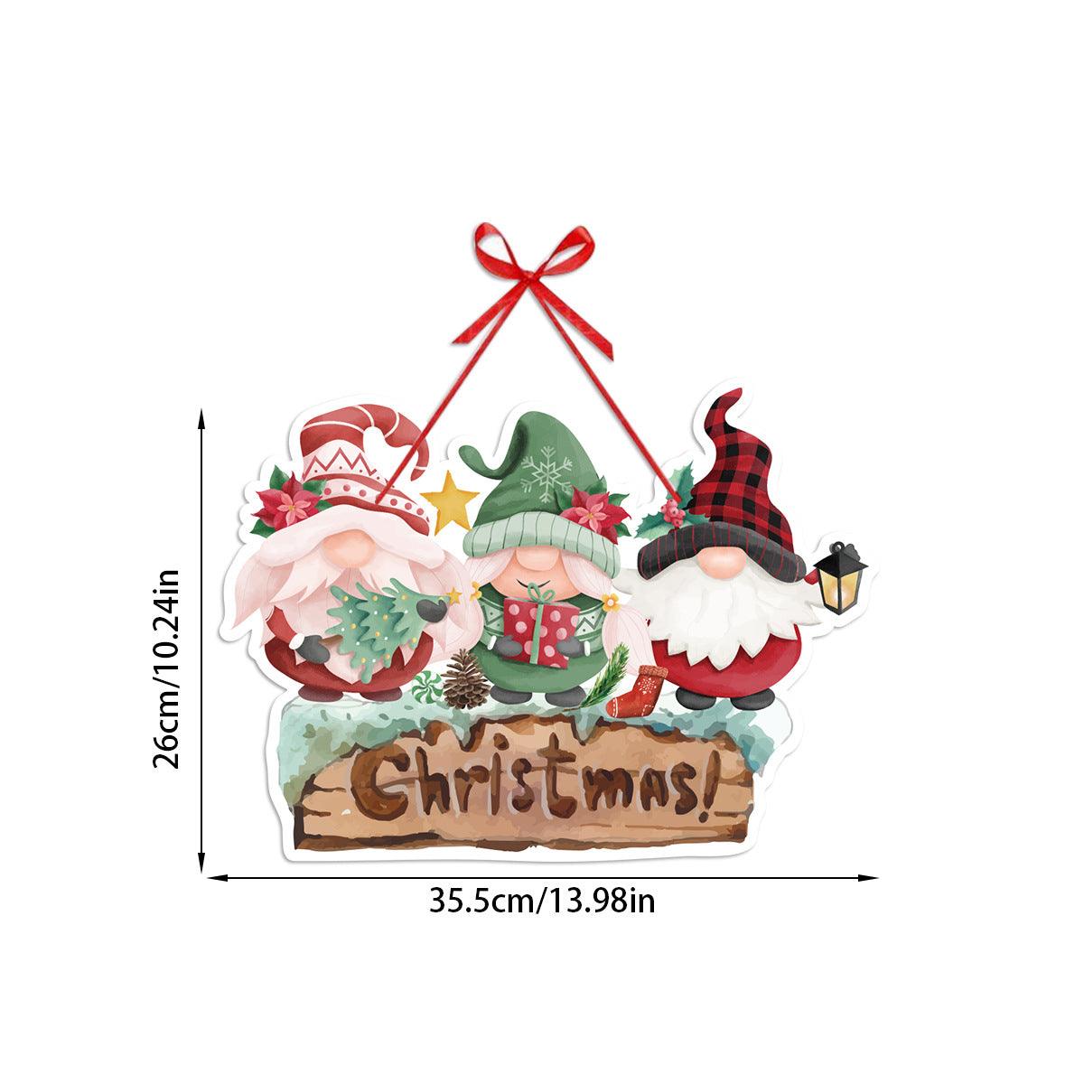 Christmas Decorations Merry Christmas Banner Xmas Porch Door Sign Welcome Banner for Wall Home Party Decor Christmas Decorations Indoor Outdoor
