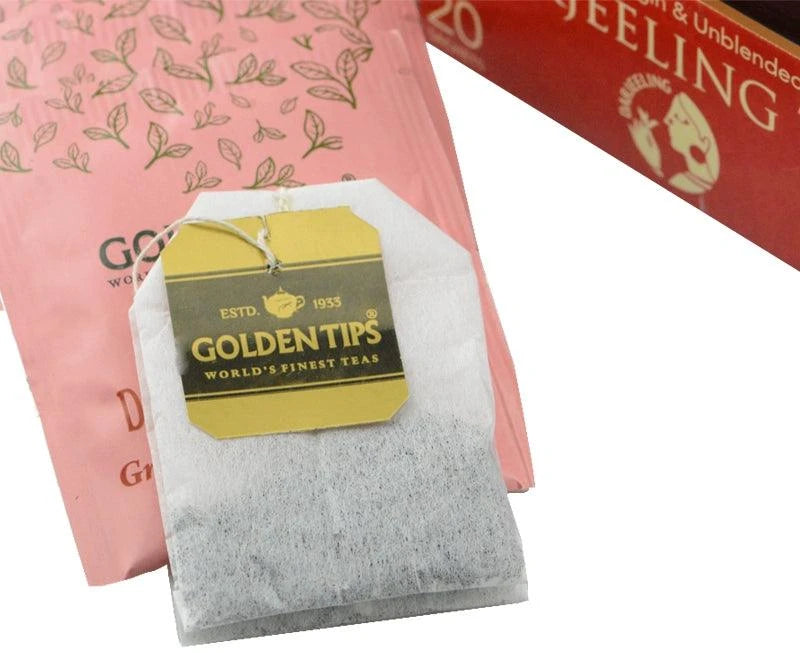 Premium Darjeeling Çay Poşetleri - Himalaya Yüksek Dağlarından İthal, Sütlü Çay ve Daha Fazlası İçin Mükemmel