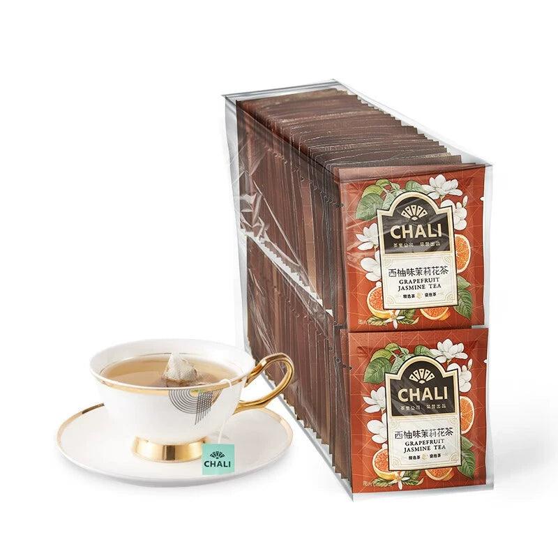 高级茶包系列 - 桃子乌龙茶、玫瑰桂花水果茶、冷泡黑茶与绿茶混合饮品