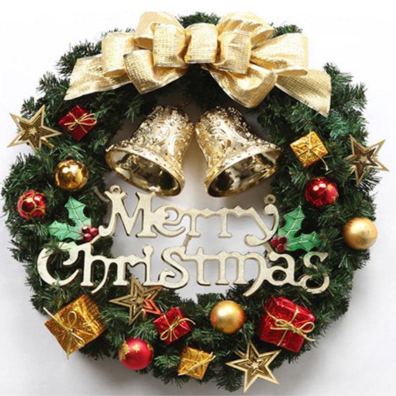 Christmas New Arrival Wreath Artificial Rattan Decorative Garland Door Hanger Window Display Prop Festival Ornament