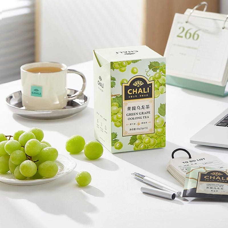高级茶包系列 - 桃子乌龙茶、玫瑰桂花水果茶、冷泡黑茶与绿茶混合饮品