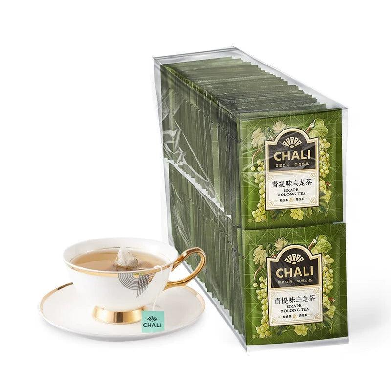 高级茶包系列 - 桃子乌龙茶、玫瑰桂花水果茶、冷泡黑茶与绿茶混合饮品