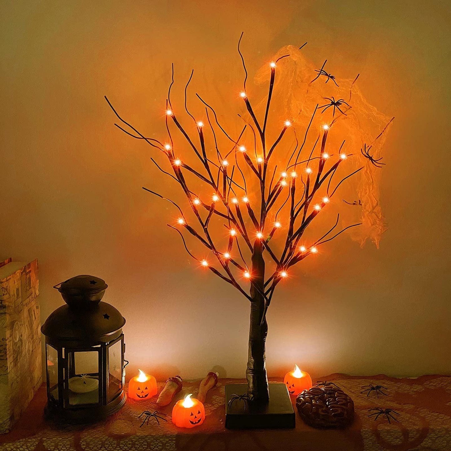 Christmas Decorations Indoor, Birch Tree with LED Lights, Fairy Light Spirit Tree for Christmas Decor, Warm White Lighted Birch Tree for Home Decor Indoor, Battery Powered, Timer