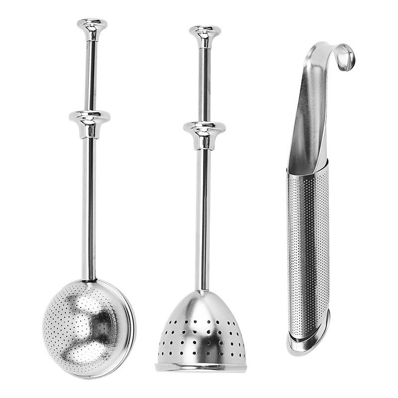 Stainless Steel Adjustable Tea Infuser Ball - Expandable Pipe-Style Tea Strainer with Leak-Proof Design, Reusable Tea Filter for Loose Leaf Tea, Tea Brewing Accessories