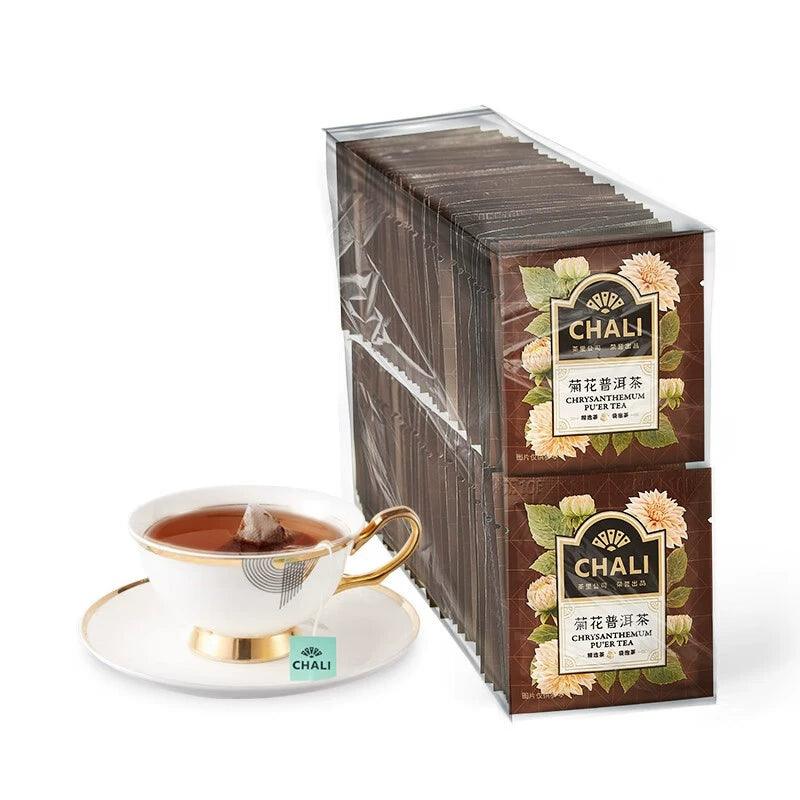高级茶包系列 - 桃子乌龙茶、玫瑰桂花水果茶、冷泡黑茶与绿茶混合饮品