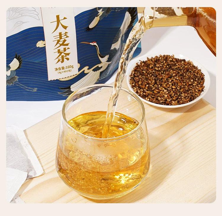 Roasted Barley Tea Bags - 160g Herbal Blend, Infused with Toasted Malt Flavor, Perfect for a Refreshing Brew