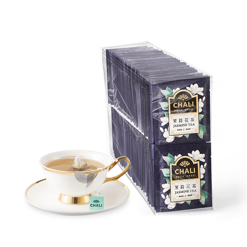 高级茶包系列 - 桃子乌龙茶、玫瑰桂花水果茶、冷泡黑茶与绿茶混合饮品