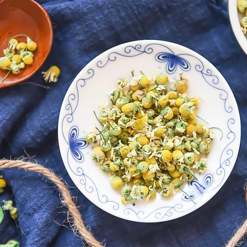 Genuine Chamomile Tea - Pure Western Chamomile Herbal Infusion for Relaxation