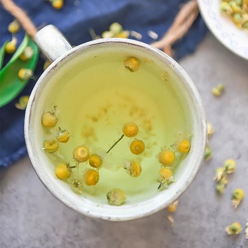 Genuine Chamomile Tea - Pure Western Chamomile Herbal Infusion for Relaxation