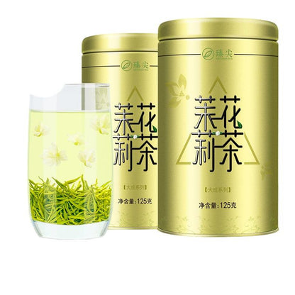 至尊茉莉绿茶 - 优质新采摘，香气浓郁，A级以上茶叶