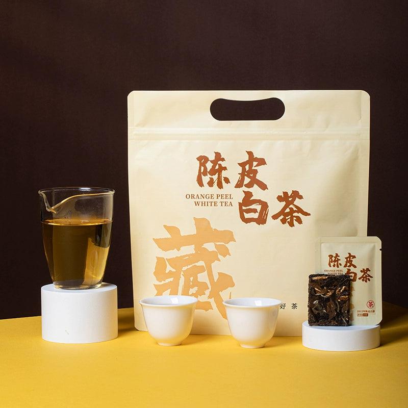 Aged 2015 White Tea Leaves, Portable Packaging for Easy Enjoyment - Dwtea.com