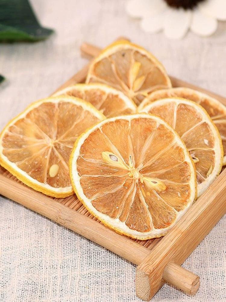 Dried Lemon Slices - Perfect for Infusions, Fruit Tea Decorations - Dwtea.com