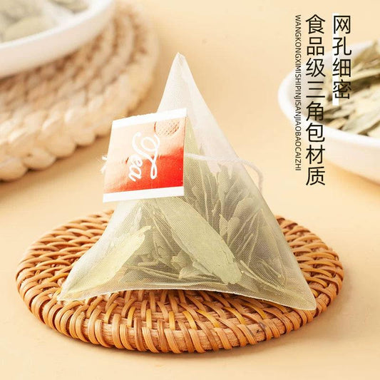 Grade Senna Leaf Tea - 500g Bulk Pack with Individual Triangular Tea Bags - Dwtea.com