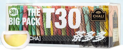 精致水果与花茶混合包 - 桃乌龙、茉莉花、黑枸杞、桑葚与玫瑰茶包 - 15种口味，30个茶包