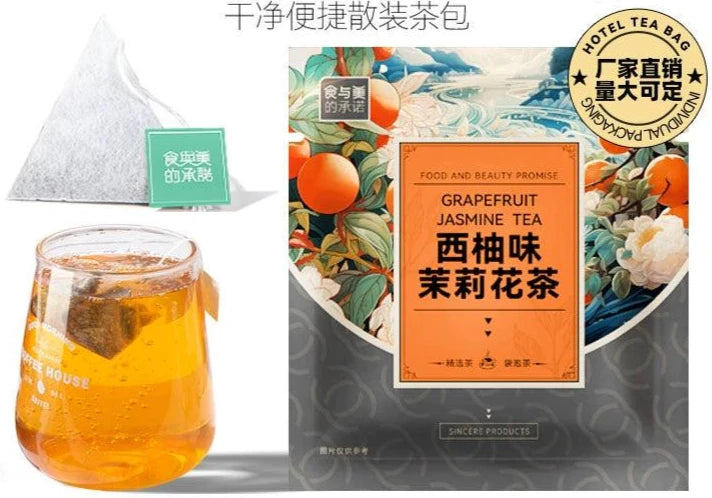 Assorted Tea Bags Collection - Black, Green, Jasmine, Puer, & Oolong Teas, Single-Serve Cold Brew Ready, Hotel-Quality Independent Packaging - Dwtea.com
