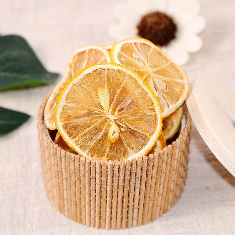 Dried Lemon Slices - Perfect for Infusions, Fruit Tea Decorations - Dwtea.com