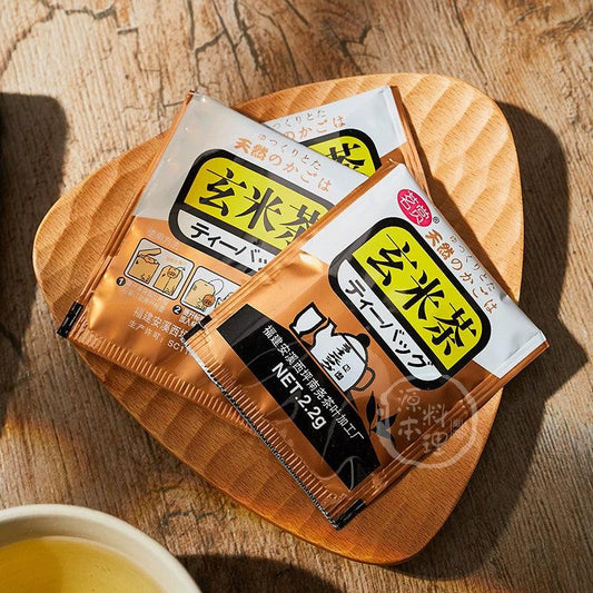 Genmaicha Japanese Tea Bags - Premium Blended Green Tea with Toasted Brown Rice, Ideal for Health-Conscious Gourmets, Inspired by Sushi Bars' Signature Beverage - Dwtea.com