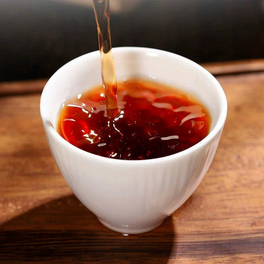 Aged Yunnan Ancient Tree Puerh Tea Cake, Ripened Version - Dwtea.com
