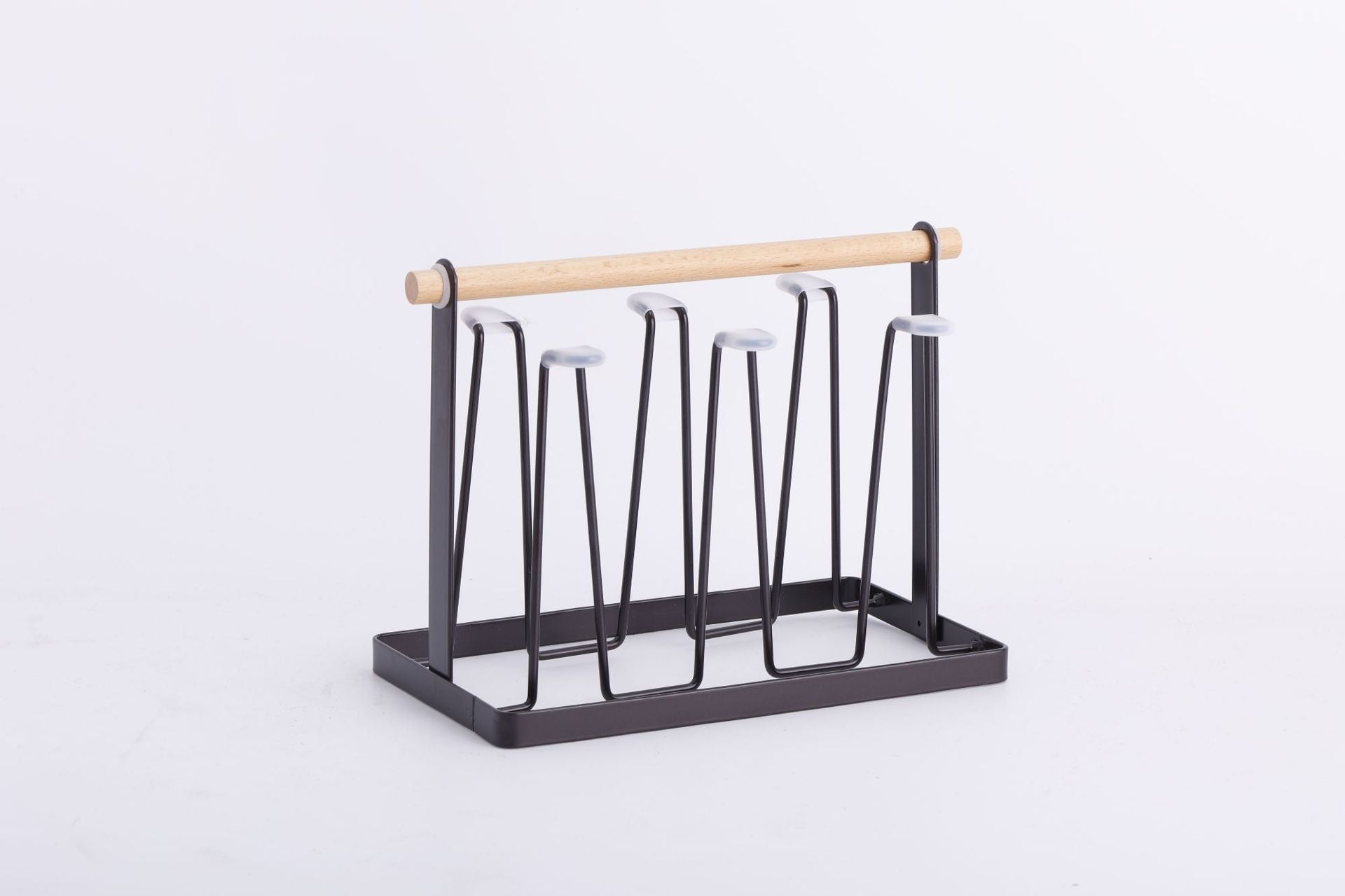 Nordischer Stil verbundener Becherhalter - Einfacher Metallablaufständer für den Heimgebrauch, universell passender Glasbecherhalter, Desktop-Eisenkunst-Becherhalter