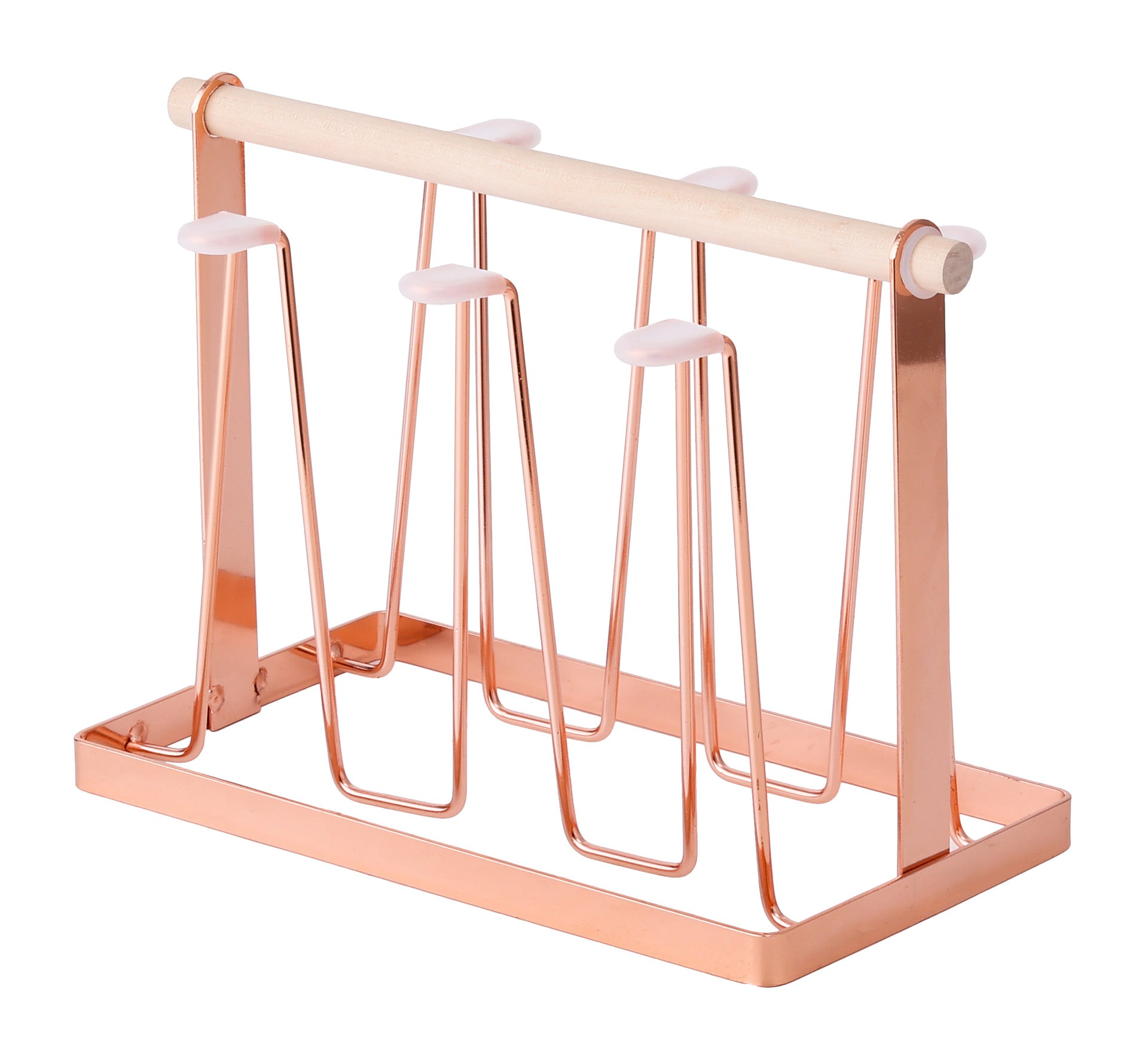 Nordischer Stil verbundener Becherhalter - Einfacher Metallablaufständer für den Heimgebrauch, universell passender Glasbecherhalter, Desktop-Eisenkunst-Becherhalter