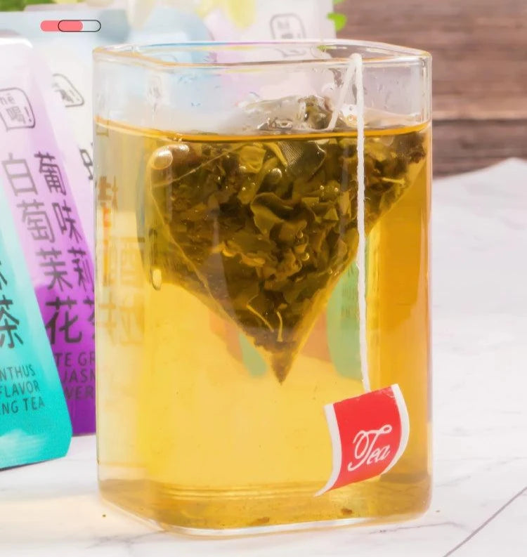 Weekly Tea Bliss Collection - Fruity Tea Bags with Grape & Peach Oolong, Cold Brew Infusions, Flower & Fruit Blends for Women's Wellness - Dwtea.com