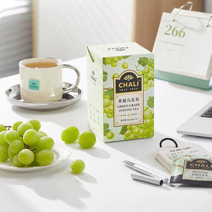 高级茶包系列 - 桃子乌龙茶、玫瑰桂花水果茶、冷泡黑茶与绿茶混合饮品