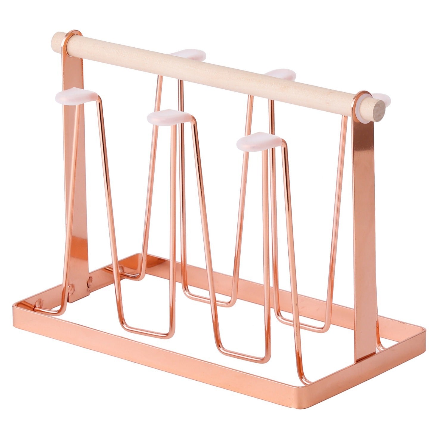 Nordischer Stil verbundener Becherhalter - Einfacher Metallablaufständer für den Heimgebrauch, universell passender Glasbecherhalter, Desktop-Eisenkunst-Becherhalter