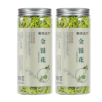 Authentic Golden Flower & Chrysanthemum Tea Blend - Natural Detoxifying & Cooling Herbal Infusion