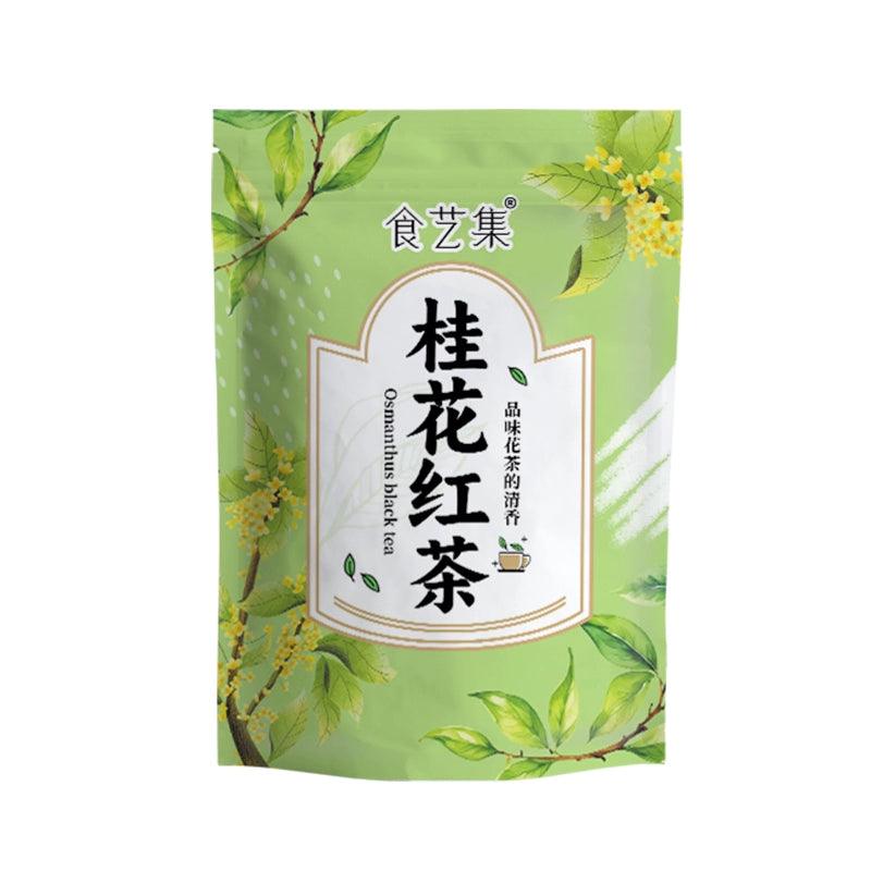 Premium Osmanthus Oolong Tea Bags - Individually Wrapped for Hot or Cold Brew, Rich Aroma, Authentic Zhengshan Xiaozhong Black Tea - Dwtea.com