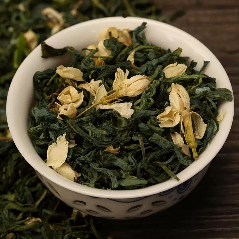 Freshly Brewed Aroma Jasmine Green Tea - Premium New Crop, Intense Fragrance - Dwtea.com