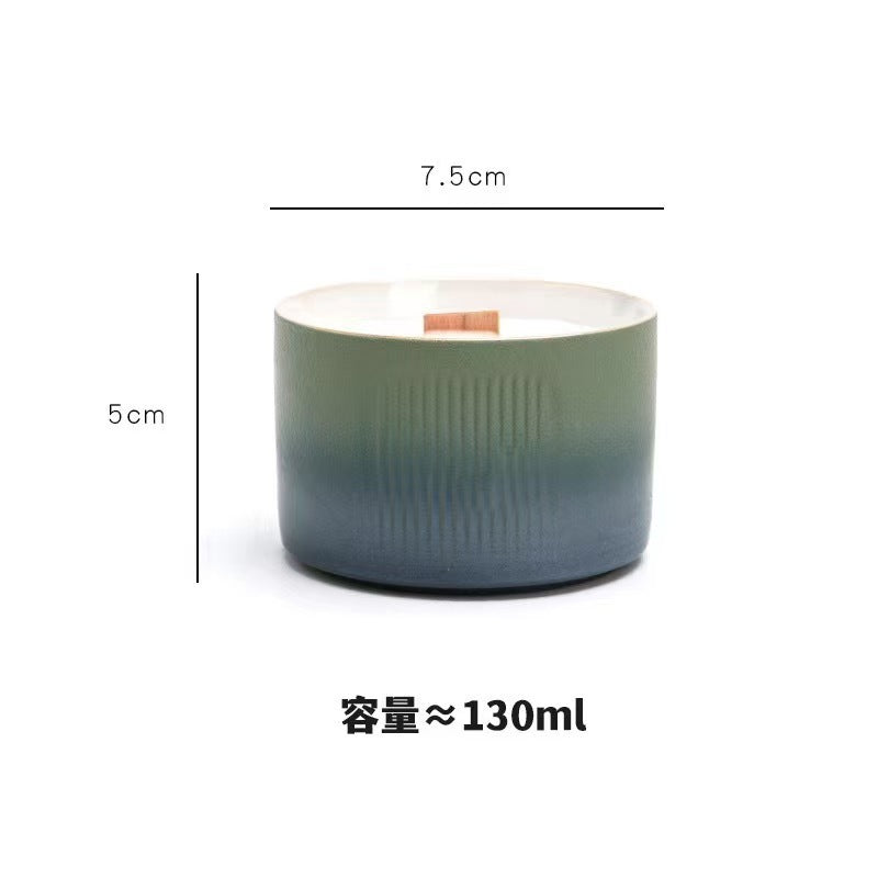 四季风景陶瓷茶具礼盒 - 传统中国手绘茶杯，适合家庭、办公室或节日文化礼品
