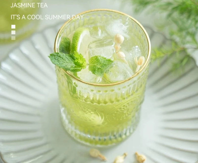 Folhas de Chá Verde de Jasmim Premium - Recentemente Colhidas, Ricamente Aromáticas, Especialmente Criadas para Lojas de Chá e Preparação em Casa
