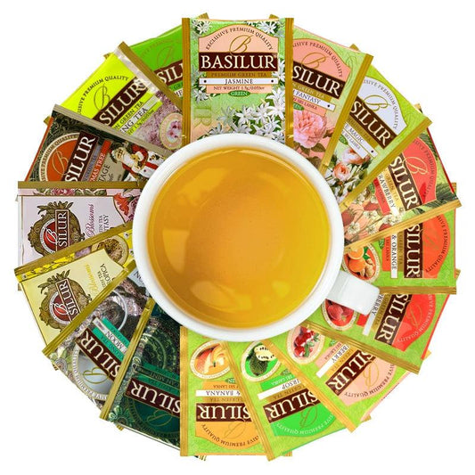 Sri Lanka Tea Collection: Fruity Green Tea & Vanilla Infused Ceylon Black Tea Bags - Dwtea.com