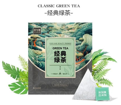 专业茶包 黑茶与绿茶混合 - 适合企业、餐厅和酒店环境