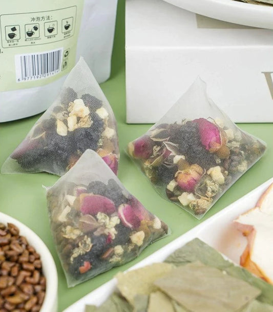 Delightful Fruit & Flower Infusion - Apple Rose Lotus Tea with Mulberries, Perfect for Women's Wellness in Convenient Tea Bags - Dwtea.com