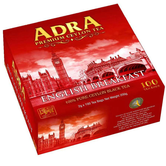 Premium Sri Lankan Tea Bags - ADRA Ceylon Breakfast Blend & Earl Grey Tea - Dwtea.com