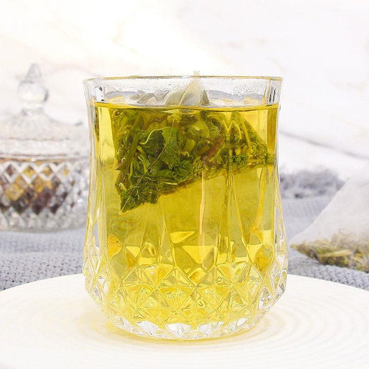 Individually Wrapped Peppermint Tea Triangles - Fresh Mint Leaves for Cooling Infusions - Perfect for Summer, Bars, & Cocktail Mixology - Dwtea.com