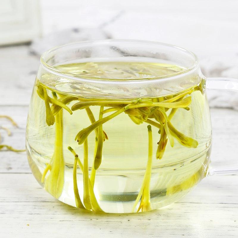 Authentic Golden Flower & Chrysanthemum Tea Blend - Natural Detoxifying & Cooling Herbal Infusion